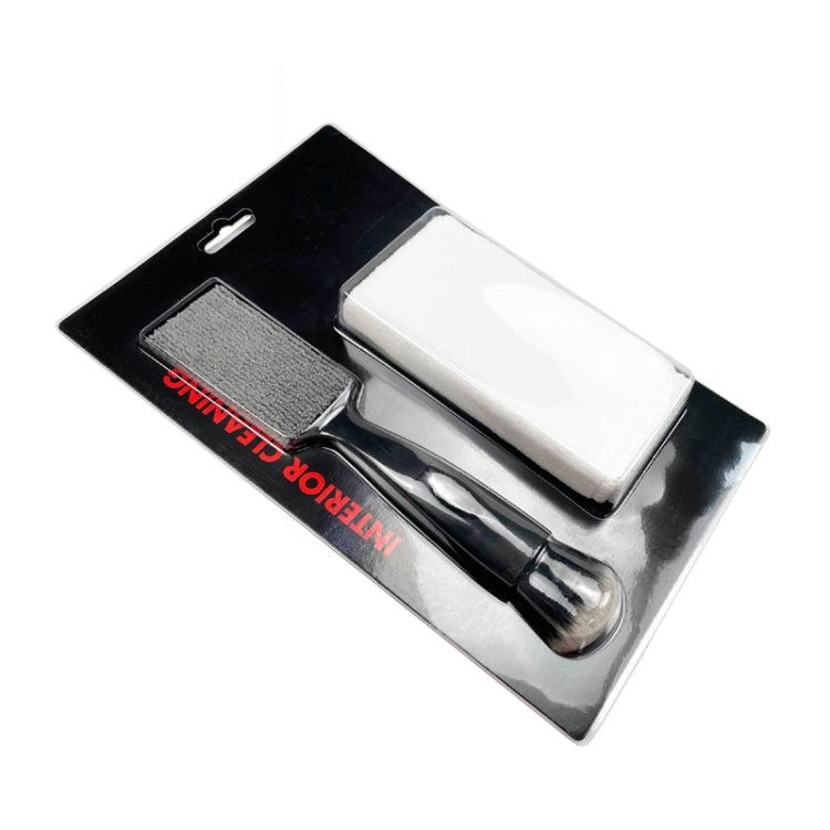 Car Detail Slit Brush Tire Cleaning Brush, 3 PCS / Set