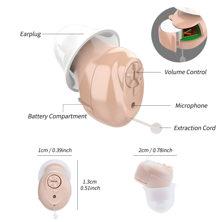 CIC Digital Ear Hearing Aid Sound Amplifier For The Elderly — view 3