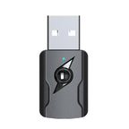 5.0 Bluetooth Transmitter AUX Receiver USB Dual Output Computer Audio Adapter
