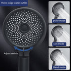 Home Handheld Silicone Supercharged Shower Nozzle, Style: — view 12