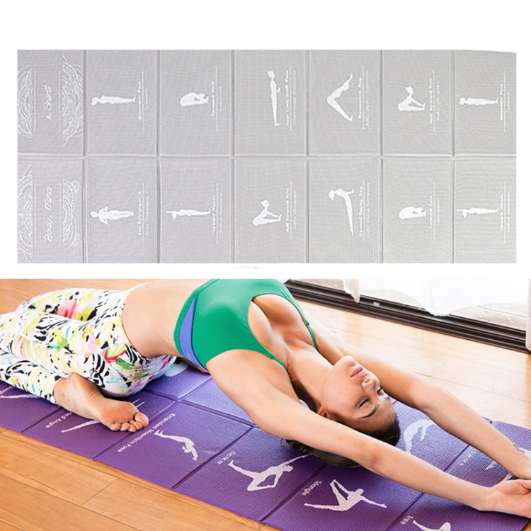 YM15C Portable Travel Thick Fold Yoga Pad Student Nnap Mat, Thickness:, 2mm (Pink), 3mm (Pink), 3mm (Gray), 5mm (Light Gray Print), 5mm (Light Blue Printed), 5mm (Orange Print), 5mm (Rose Red Print), 5mm (Purple Print), 5mm (Gray Print)                ...