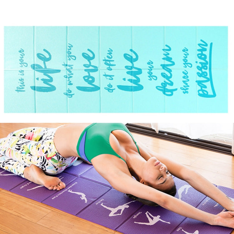 YM15C Portable Travel Thick Fold Yoga Pad Student Nnap Mat, Thickness:, 2mm (Pink), 3mm (Pink), 3mm (Gray), 5mm (Light Gray Print), 5mm (Light Blue Printed), 5mm (Orange Print), 5mm (Rose Red Print), 5mm (Purple Print), 5mm (Gray Print)                ...