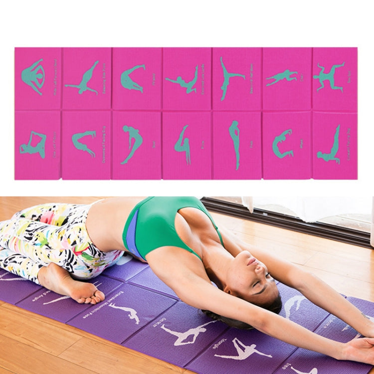 YM15C Portable Travel Thick Fold Yoga Pad Student Nnap Mat, Thickness:, 2mm (Pink), 3mm (Pink), 3mm (Gray), 5mm (Light Gray Print), 5mm (Light Blue Printed), 5mm (Orange Print), 5mm (Rose Red Print), 5mm (Purple Print), 5mm (Gray Print)                ...