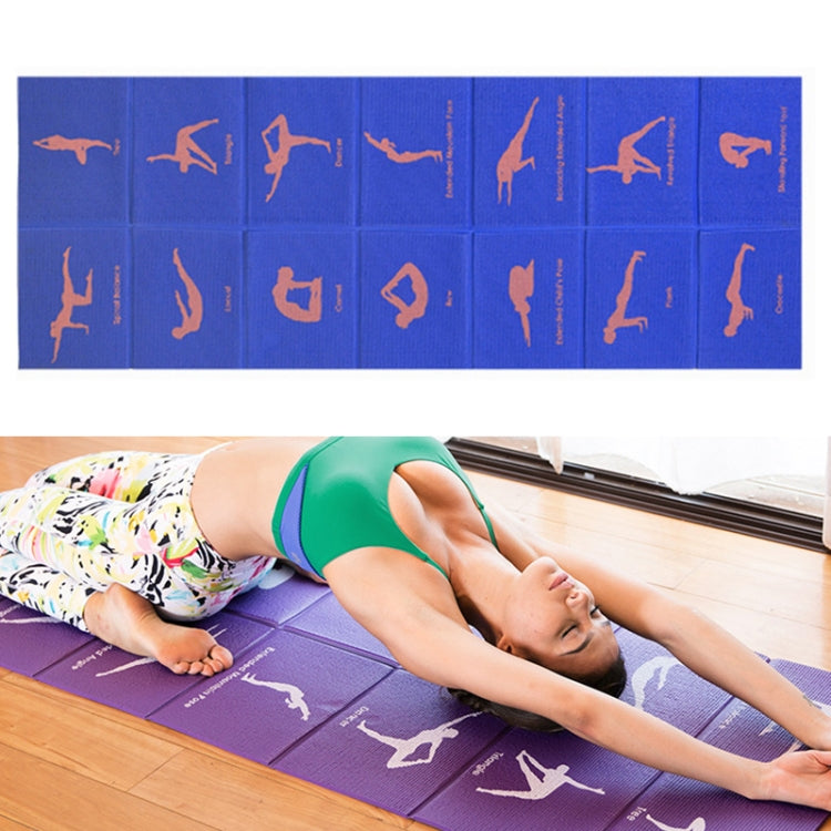 YM15C Portable Travel Thick Fold Yoga Pad Student Nnap Mat, Thickness:, 2mm (Pink), 3mm (Pink), 3mm (Gray), 5mm (Light Gray Print), 5mm (Light Blue Printed), 5mm (Orange Print), 5mm (Rose Red Print), 5mm (Purple Print), 5mm (Gray Print)                ...