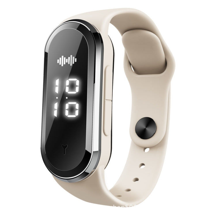 M21 Ultrasonic Mosquito Repellent Bracelet with Step Counter & Clock & Temperature Function — M21 (Black)