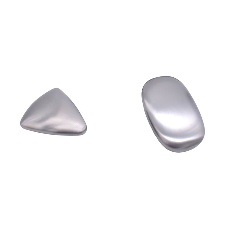 Stainless Steel Soap Deodorant Metal Soap, Specification: Triangle — Rectangle