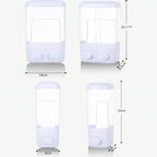 Hotel Bathroom Manual Soap Machine Wall Hanging Paste Transparent Soap — view 4
