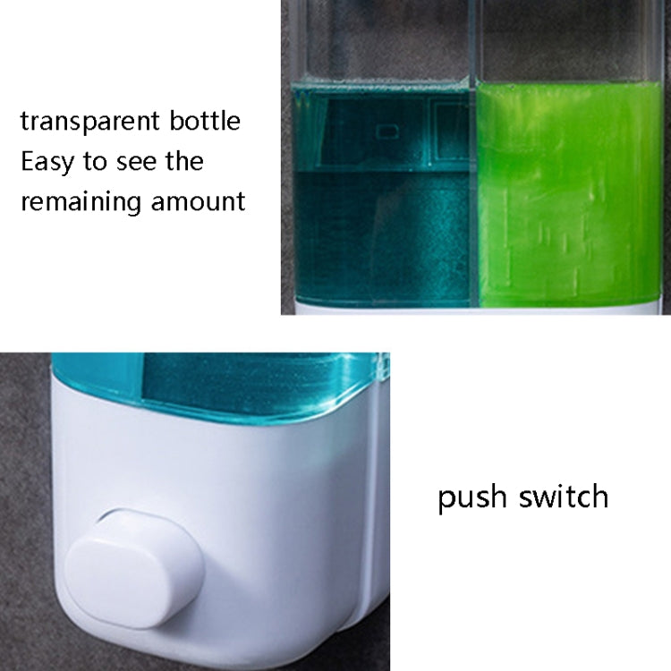Hotel Bathroom Manual Soap Machine Wall Hanging Paste Transparent Soap — view 5