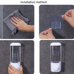 Hotel Bathroom Manual Soap Machine Wall Hanging Paste Transparent Soap — view 8