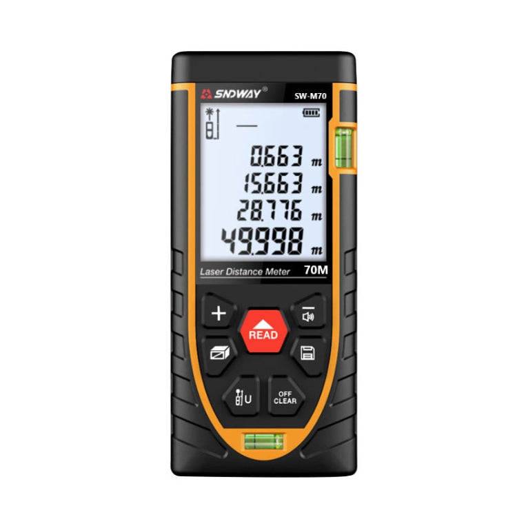 Laser Distance Meter Infrared Measuring Instrument — SNDWAY SW-M70