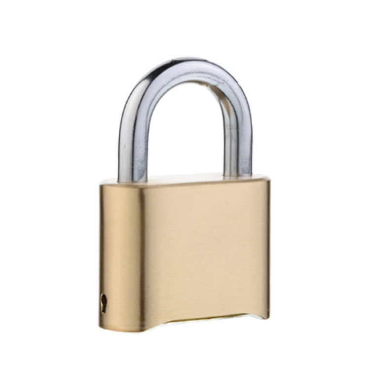 Brass Large Long Warehouse Door Logistics Password Lock Bottom Password Wheel Padlock