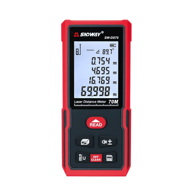 Handheld Laser Rangefinder Infrared Laser Ruler — SNDWAY SW-DS70