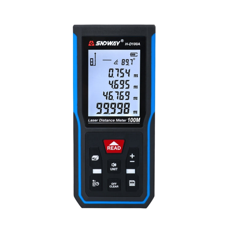 Handheld Laser Rangefinder Infrared Measuring Instrument — SNDWAY H-D100A