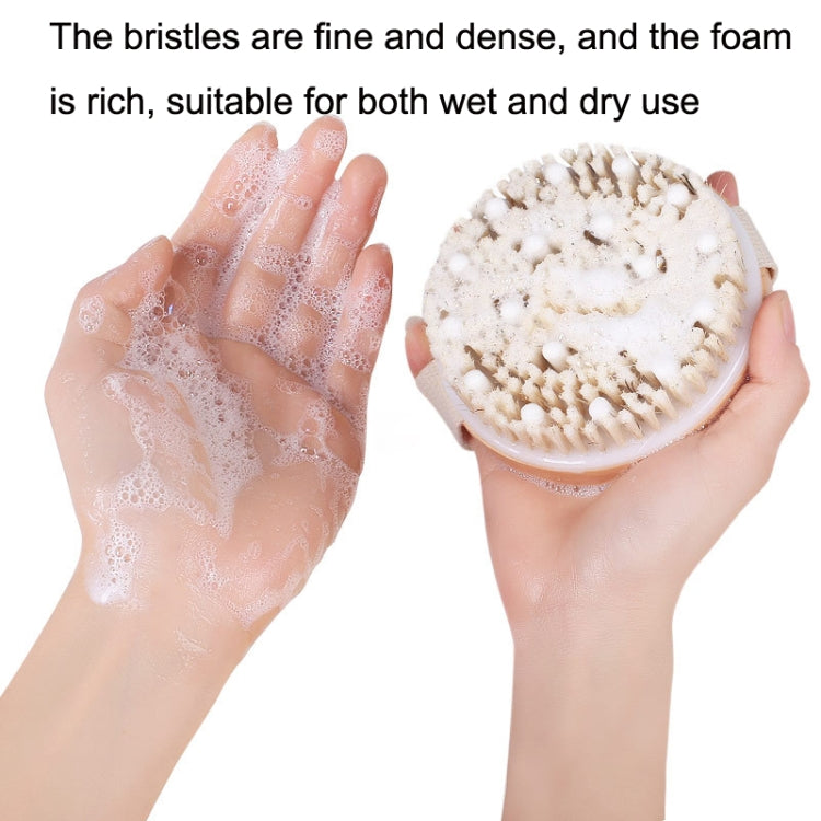 PPR Soft Bead Handleless Massage Bristle Bath Brush — view 5
