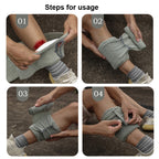 Outdoor Elastic Tourniquet Camping First Aid Vacuum Compression Bandage