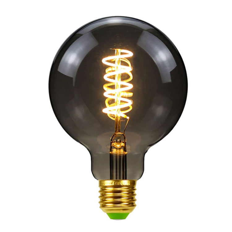 Electroplating Smoke Grey Warm Light LED Bulb Retro Lamp — T185