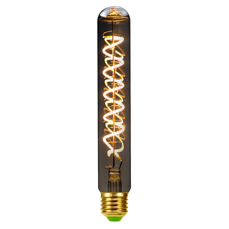 Electroplating Smoke Grey Warm Light LED Bulb Retro Lamp — T300