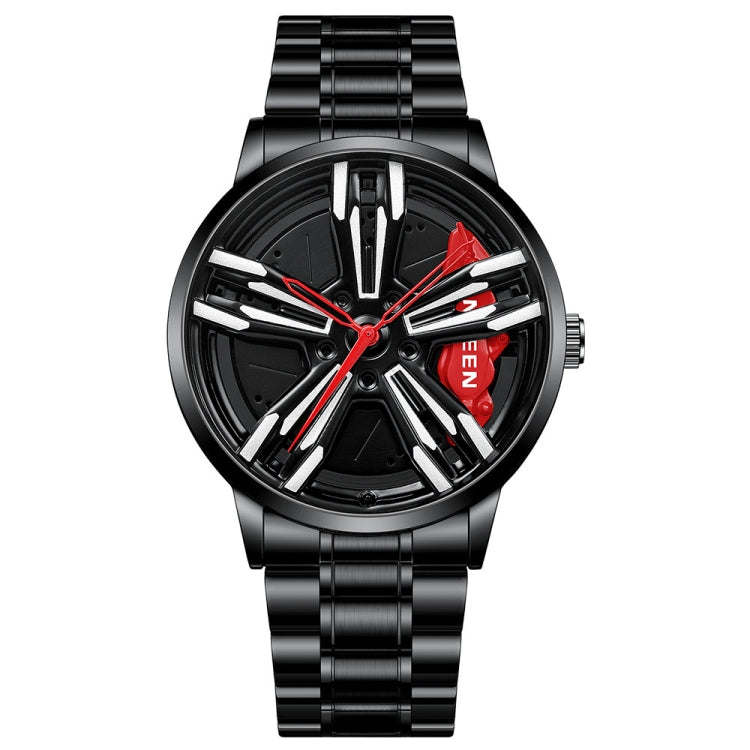 FNGEEN L001 Motorcycle Element Wheel Metal Men Watch