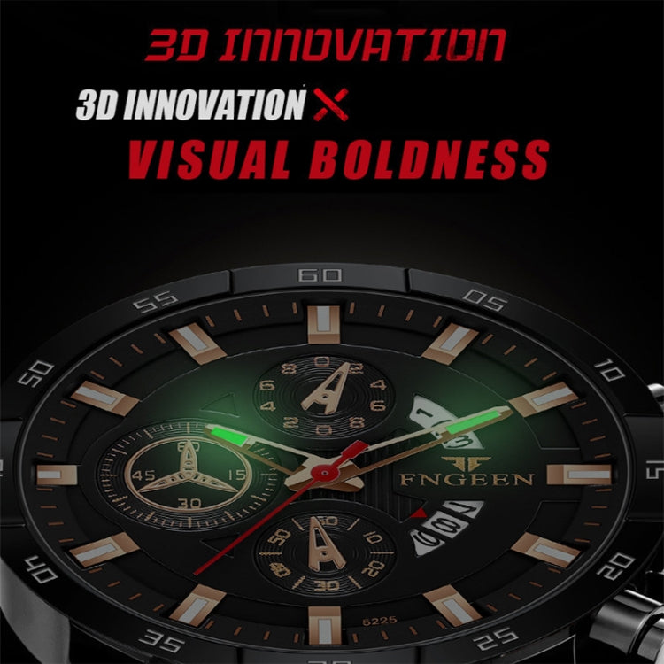 FNGEEN 5225 Multifunctional Waterproof Quartz Watch — view 9