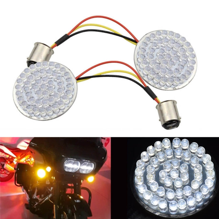 2 PCS Motorcycle LED Signal Steering Lamp For Dyna — For Dyna Yellow Light