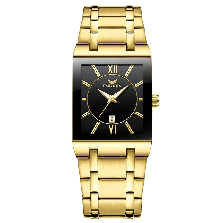 FNGEEN 3627 Waterproof Calendar Men Square Watch