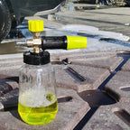 High Pressure Cleaning Machine 1/4 Quick Plug-In Joint Transparent Foam PA Pot