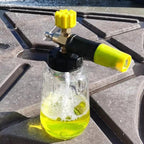 High Pressure Cleaning Machine 1/4 Quick Plug-In Joint Transparent Foam PA Pot