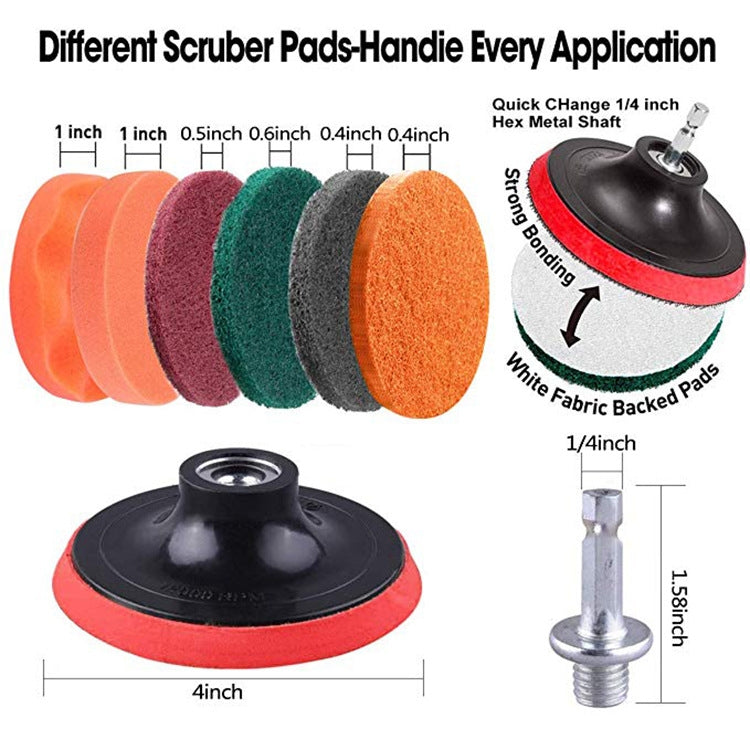 Universal Rod Cleaning Dust Removal Polishing Electric Drilling Brush Set