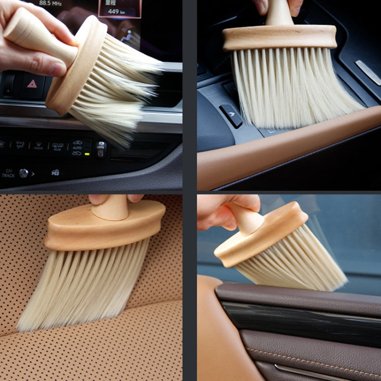 3 PCS Car Air Conditioning Vent Cleaning Brush Interior Cleaning Detail Brush