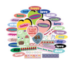 Heart Cute Girly Heart Tablet Phone Decoration Sticker, Cherry Love — Cherry Love