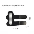 2 PCS Basketball Sprain Protection Fixed Splint Finger Cover — Black