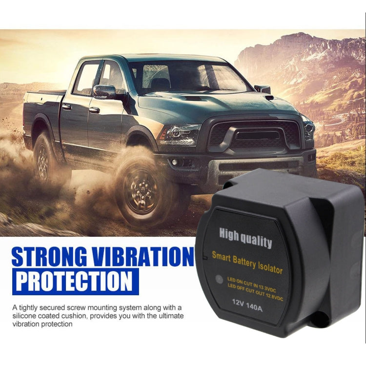 Route Yacht Off-Road Car Beach Car Double Battery System Voltage Sensitive Relay, 12V 140A