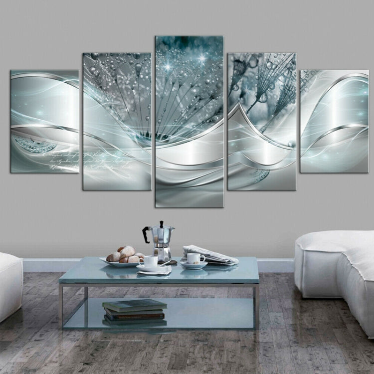 Sofa Background Wall Decorative Painting Hanging Paintings Frameless — Yellow