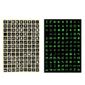 Car Button Luminous Sticker General PET Waterproof Wear-Resistant Car Sticker