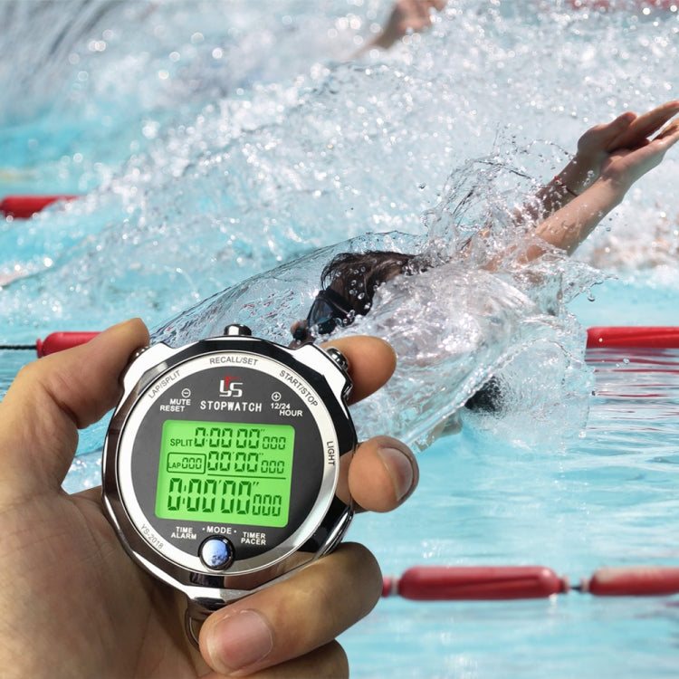 YS Running Training Stopwatch Timer Metal Luminous Stopwatch, Style: