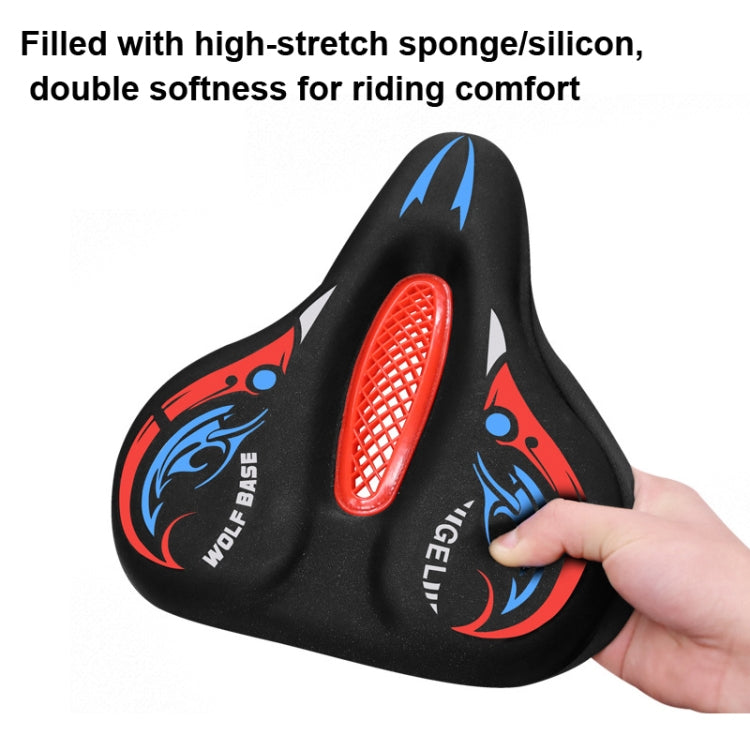 Bicycle Seat Cover Thickened Silicone Shock-absorbing Saddle Cover