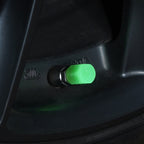 4pcs / Set Luminous Tire Valve Cap Electric Motorcycle Vacuum Tire Valve Cover, Style: Split Effect