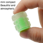 4pcs / Set Luminous Tire Valve Cap Electric Motorcycle Vacuum Tire Valve Cover, Style: Split Effect