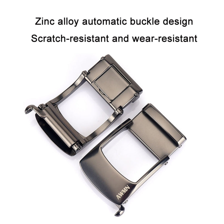 AWMN Men Nylon Cutout Automatic Buckle Toothless Belt, Length: — view 16