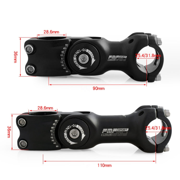 FMFXTR Mountain Bike Adjustable Angle Handlebar Riser, Specification: