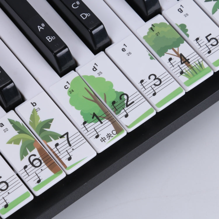 M52 88/76/61/54/49 Keys Piano Keyboard Stickers