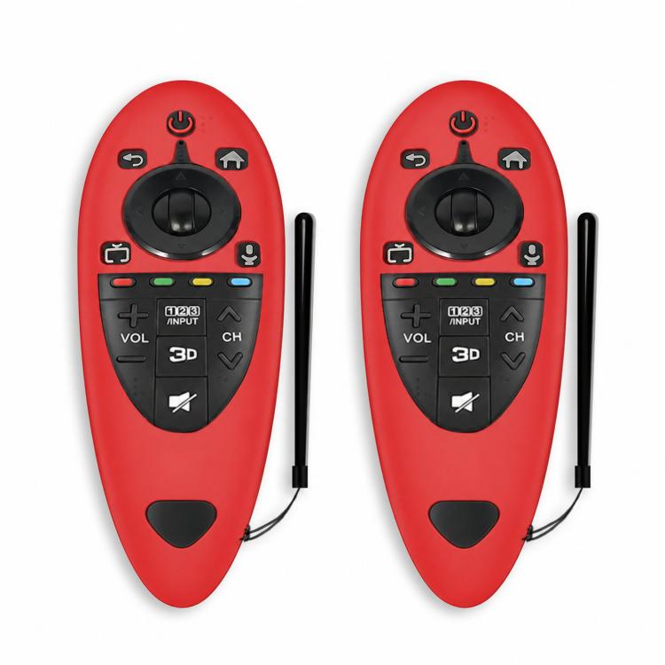 2 PCS Remote Control Dustproof Silicone Protective Cover For LG AN-MR500 Remote Control — Blue
