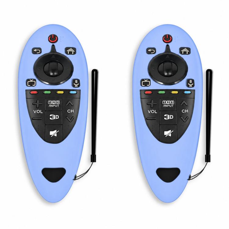 2 PCS Remote Control Dustproof Silicone Protective Cover For LG AN-MR500 Remote Control — Red