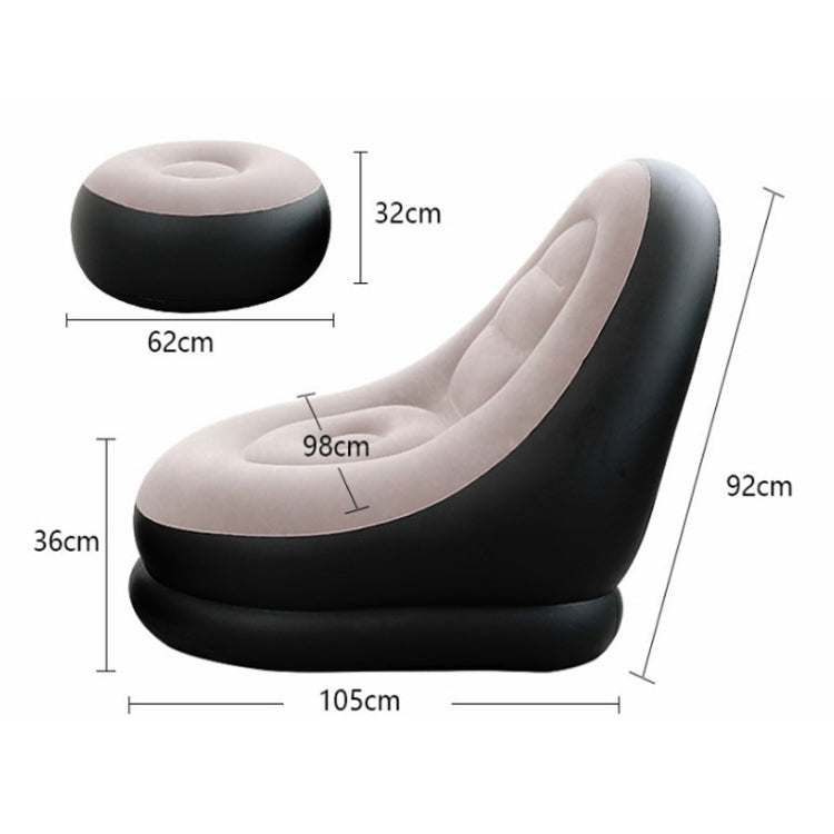 Lunch Break Inflatable Lazy Sofa, Bottom Color Random Delivery, Style: — view 4