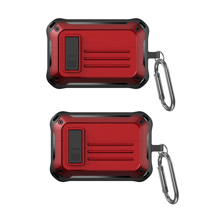 2 PCS Bluetooth Earphone Storage Dust Cover For Sony WF-1000XM4 — Red