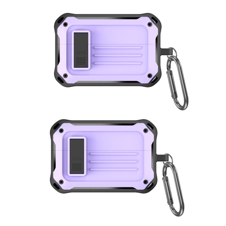 2 PCS Bluetooth Earphone Storage Dust Cover For Sony WF-1000XM4 — Purple