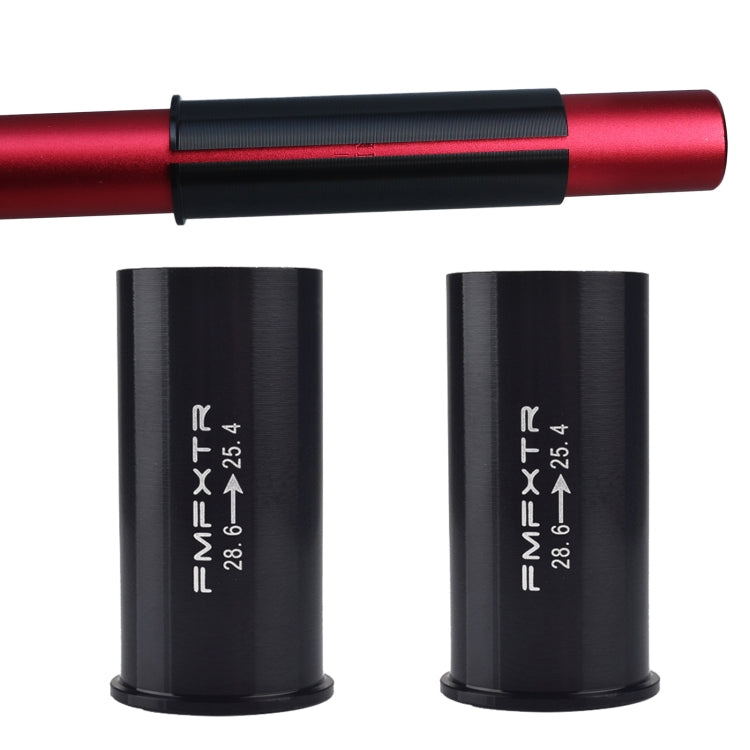 2 PCS FMFXTR Bicycle Seat Tube Reducer Sleeve Conversion Sleeve, Specification: — 28.6mm To 25.4mm