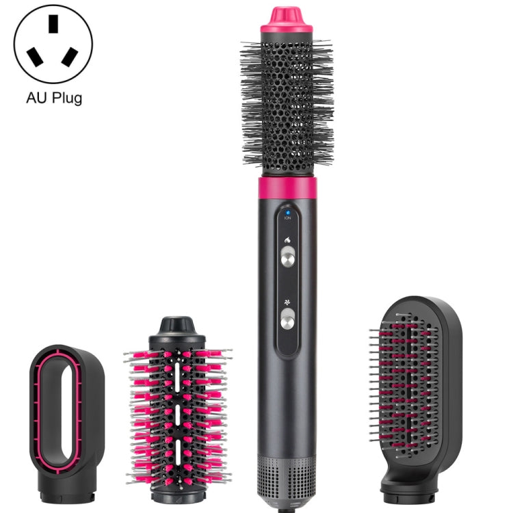 4 In 1 Hair Dryer Curling Straight Comb Hot Air Comb — UK Plug
