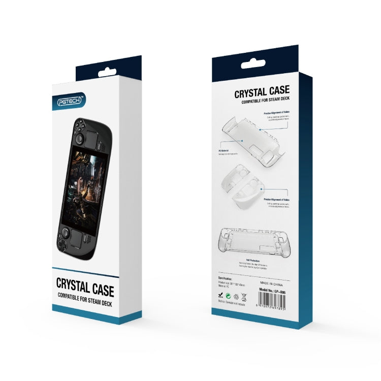 PGTECH Split Crystal Hard Shell Case for Steam Deck Game Console — view 7