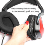 2 PCS Replacement Earpads for Corsair Void Pro Elite, Style: